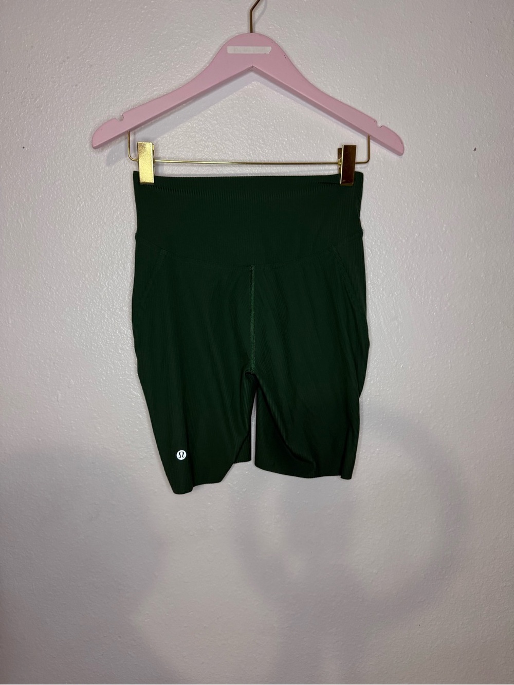 lululemon athletica everglade Green High-Rise Bike Shorts